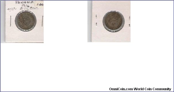 Panama - 1916 - 2 1/5 Cent