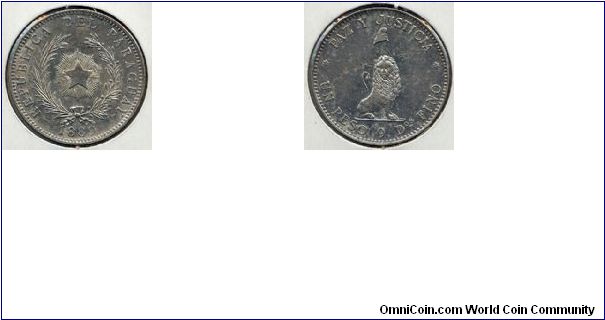 1 Peso silver crown