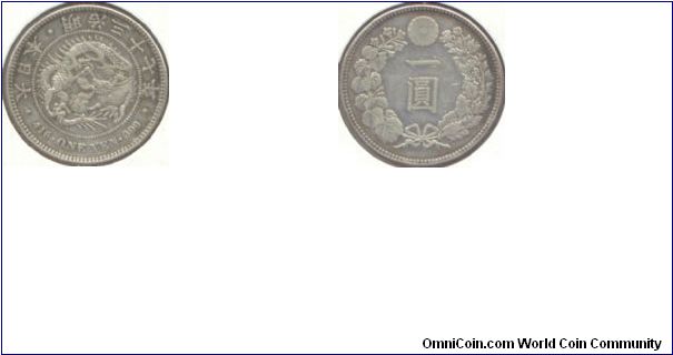 1 Yen Meiji 37