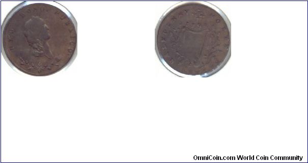 North Wales Halfpenny token