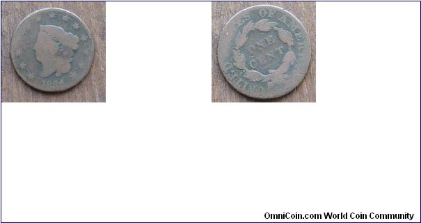 1826 Large Cent Matron type G4