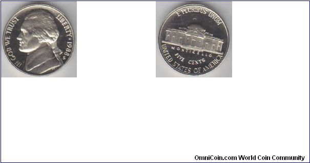 1988-S DCAM Jefferson Nickel