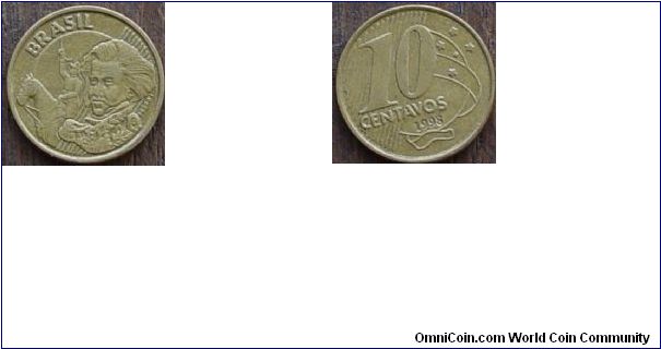 1998 10 Centavo Coin from Brazil for sale or trade