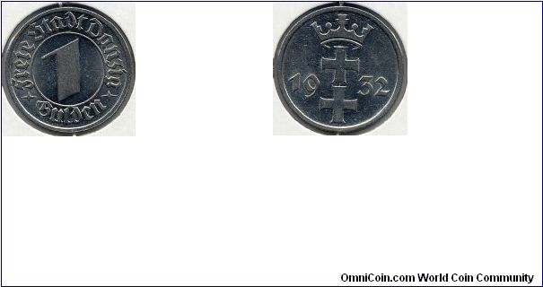 Danzig (Free City) - 1932 - 1 Gulden