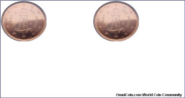 San Marino 1 cent 2004 = a TOP  RARE circulation coin !!

EXTREMELY  LIMITED  ISSUE !!!

(normal reverse)