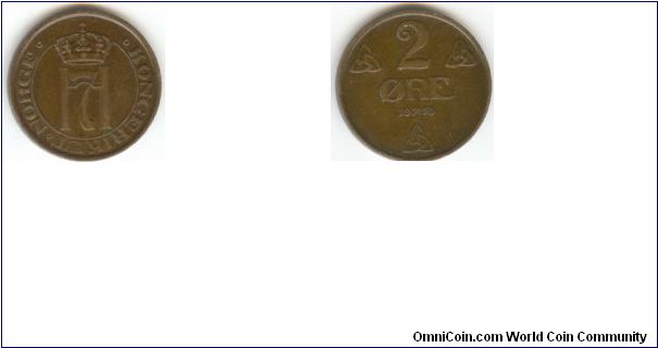 1913 Norway 2 Ore