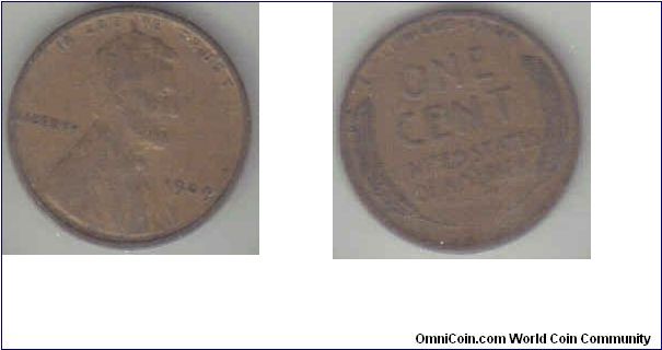 1909 VDB Lincoln Penny