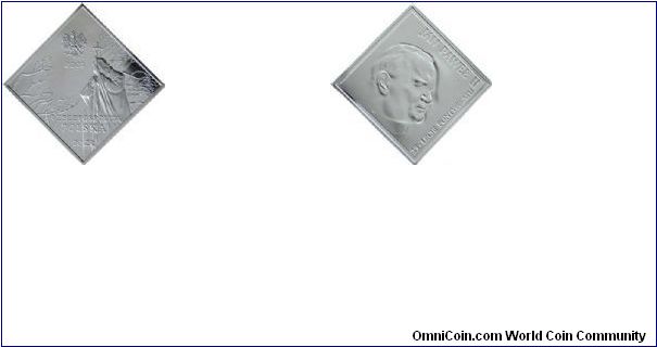 Poland Pope John Paul II 2003 Diamond shape