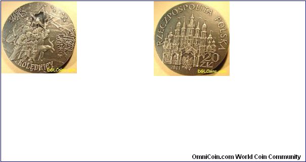 Poland Carolers Coin 2003
