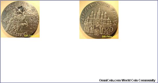 Poland Carolers Coin 2003