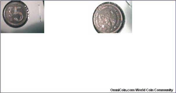 Mexico 1985 5peso AU