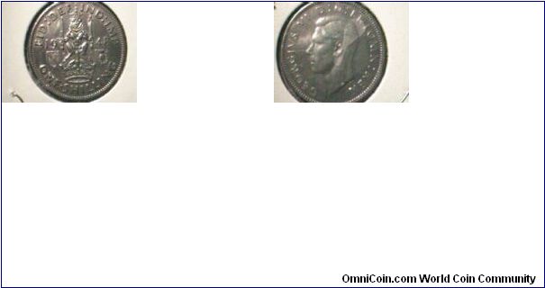 G.B. 1948 1shilling silver