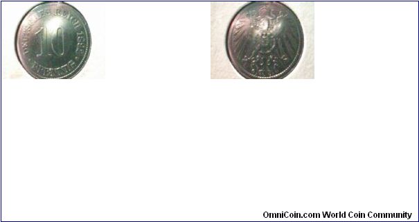 Germany 1892A 10pfennig