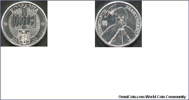 1000 lei Romania 2000
