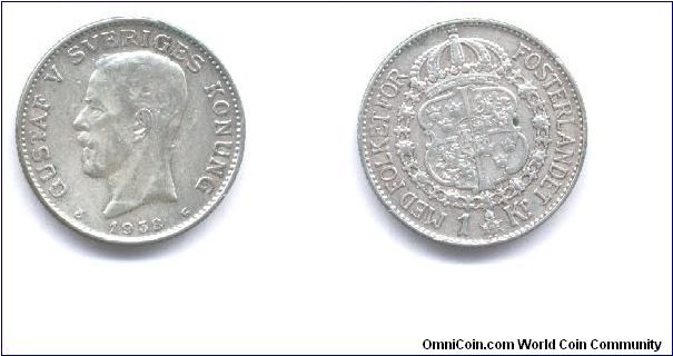 1 KRONA - 1931G
SILVER