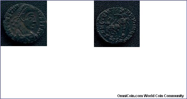 Constantius Falling Horseman coin