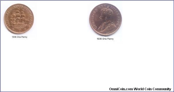 1936 One Penny