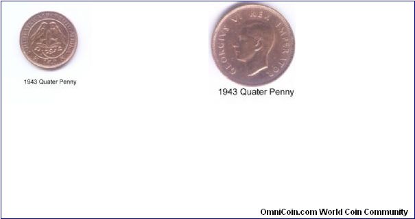 1943 Quater Penny