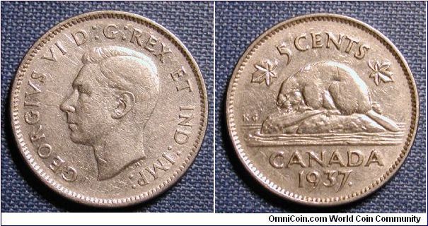 1937 Canadian Nickel