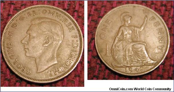 1947 British Penny