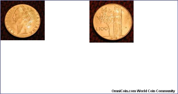 1978 Italy 100 Lira