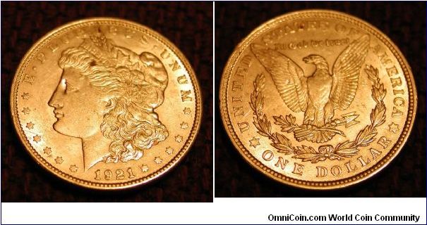 1921 Morgan Silver Dollar