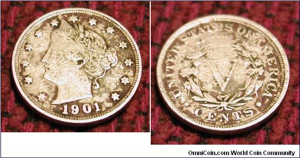 1901 Liberty Nickel