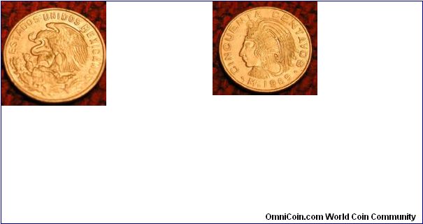 1969 Mexico 50 Cents