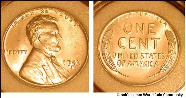 1943-S Steel Lincoln Wheat Cent