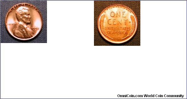 1958 Lincoln Wheat Cent