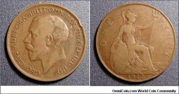 1917 British Penny