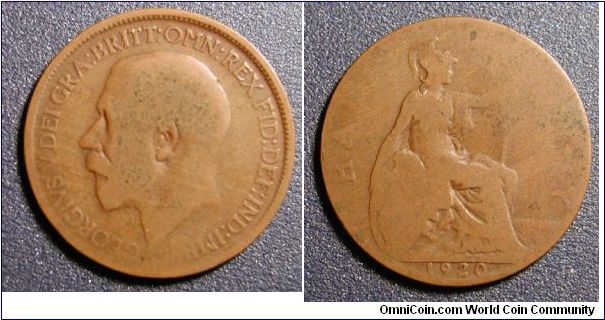 1920 British Half Penny