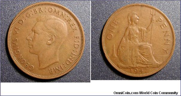 1947 British Penny