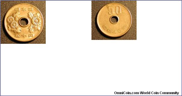 1967 Japan 50 Yen
