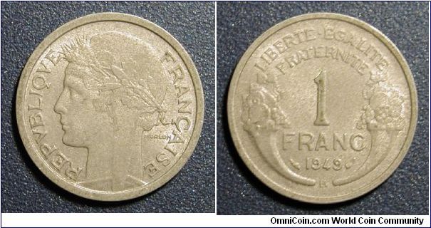 1949 France 1 Franc