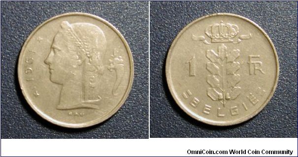 1951 Belgian Franc