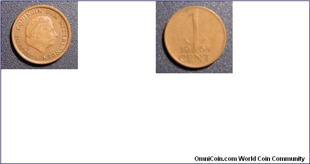 1968 Netherlands 1 Cent