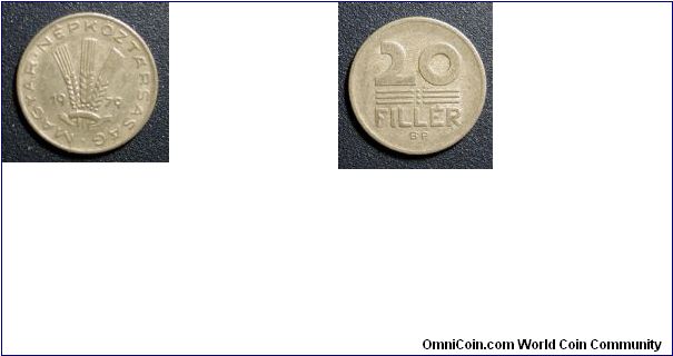 1979 Hungary 20 Filler