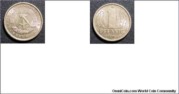 1986 Germany 1 Pfennig