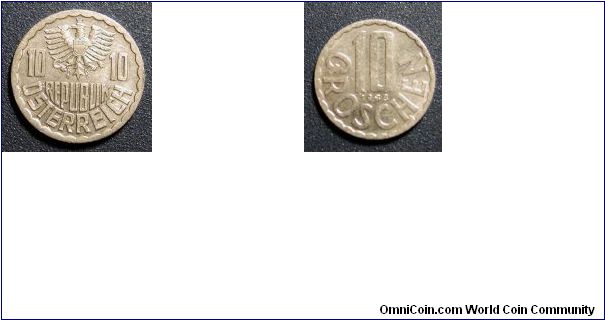 1988 Austria 10 Groschen