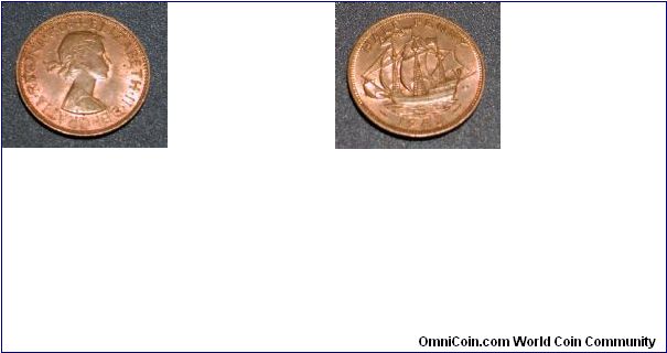 1963 British Half Penny
