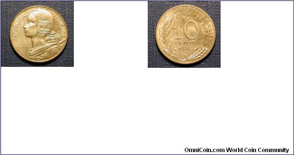 1984 France 10 Centimes