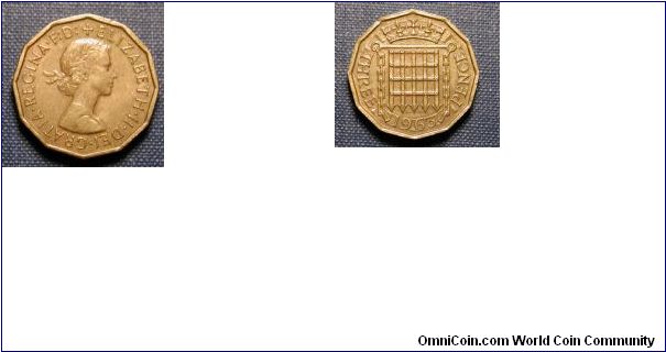 1963 British Three Pence