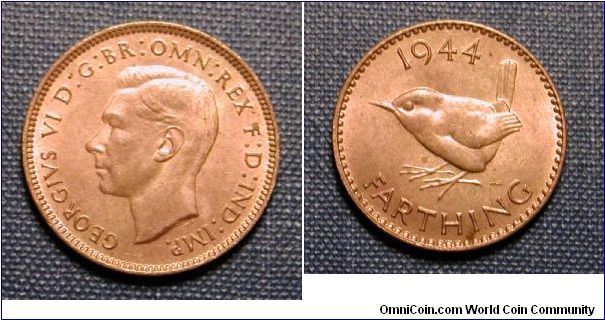 1944 British Farthing