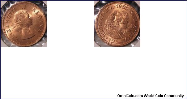 1960 South African Half Penny