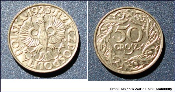 1923 Poland 50 Grozy