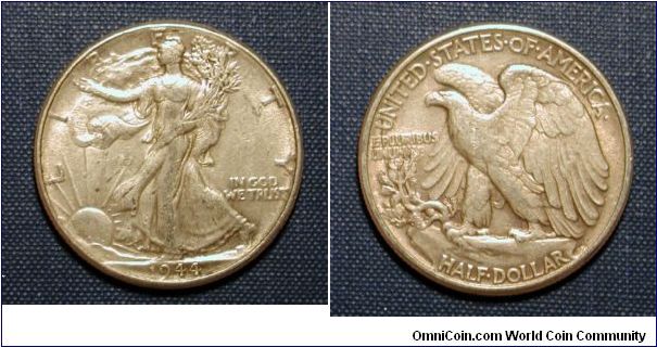 1944 Walking Liberty Half Dollar