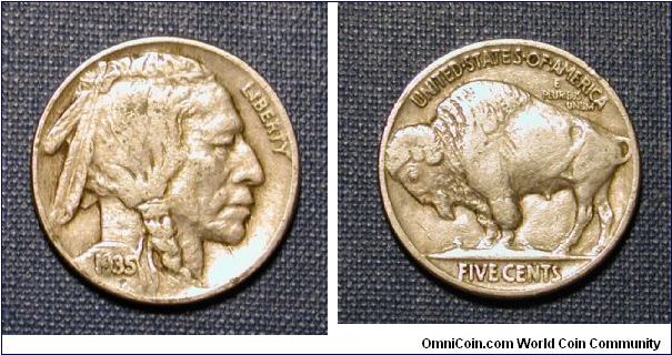 1935 Buffalo Nickel