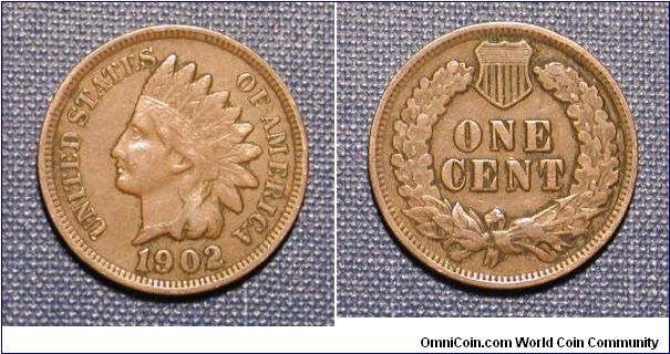 1902 Indian Head Cent