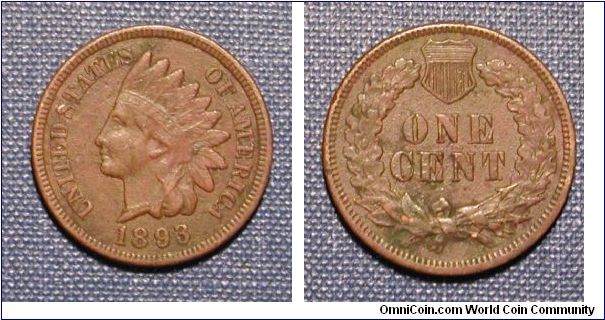 1893 Indian Head Cent